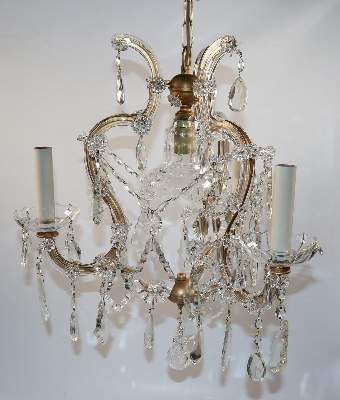 Bild Nr.2: 141-2653 Kristalllüster, Kronleuchter: (Möbel, Lampen)
