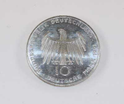 Bild Nr.2: 141-2690 10 Mark 1991 BRD.: (Münzen und Medaillen)