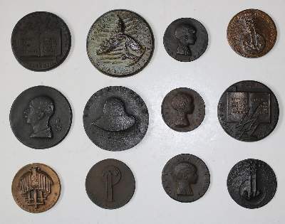 Bild Nr.513: 141-2710 Medaillen, Plaketten und Reliefs.: (Münzen und Medaillen, Medaillen)