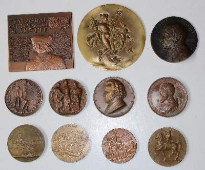 Bild Nr.523: 141-2710 Medaillen, Plaketten und Reliefs.: (Münzen und Medaillen, Medaillen)