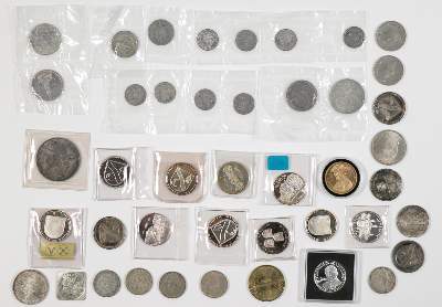 Bild Nr.3: 141-2714 Silbermünzen u. Medaillen.: (Münzen und Medaillen)