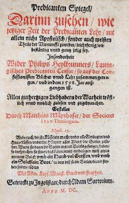 Bild Nr.1: 141-273 Rosenbusch,C.: (Alte Drucke, Handschriften und Theologie)