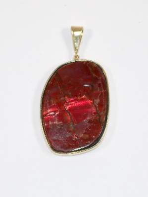 Bild Nr.1: 141-2769 Ammolite 18k GG: (Schmuck, Anhänger)