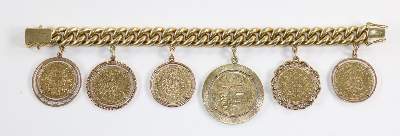 Bild Nr.2: 141-2777 Münzarmband.: (Schmuck, Armbänder)