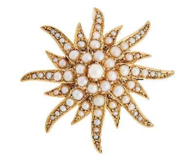 Bild Nr.1: 141-2779 Anhängerbrosche.: (Schmuck, Brosche)
