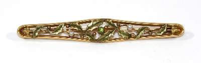 Bild Nr.1: 141-2785 Jugendstilbrosche Frankreich: (Schmuck, Broschen)