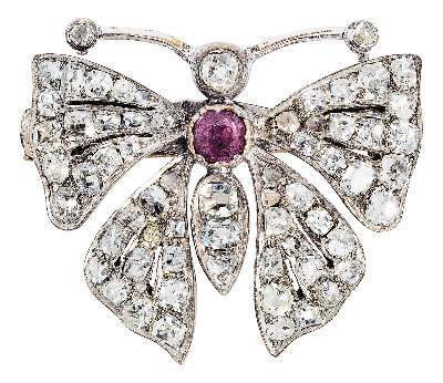 Bild Nr.1: 141-2786 Schmetterlingsbrosche.: (Schmuck, Broschen)