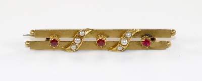 Bild Nr.1: 141-2789 Viktorianische Stabbrosche.: (Schmuck, Broschen)