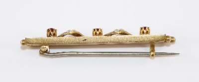 Bild Nr.2: 141-2789 Viktorianische Stabbrosche.: (Schmuck, Broschen)