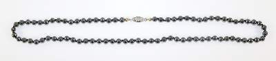 Bild Nr.1: 141-2794 Onyx- und Hämatitkette.: (Schmuck, Colliers)