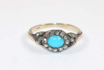 Bild Nr.1: 141-2833 Damenring um 1900.: (Schmuck, Ringe)