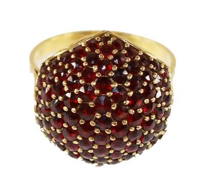 Bild Nr.1: 141-2837 Granatring.: (Schmuck, Ringe)