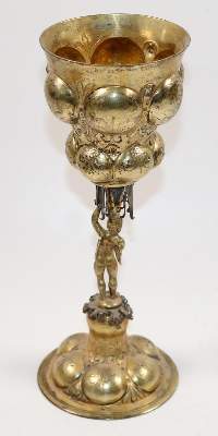 Bild Nr.9: 141-2858 Bedeutender Ananaspokal.: (Silber)