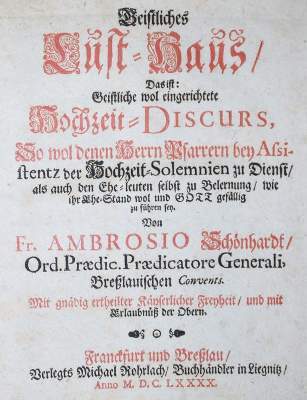 Bild Nr.1: 141-289 Schönhardt,A.: (Alte Drucke, Handschriften und Theologie)