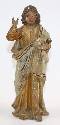 Bild Nr.1: 141-2897 Christus als Salvator Mundi.: (Skulpturen - Plastiken)