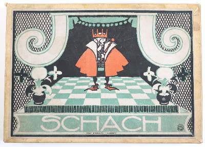 Bild Nr.1: 141-2909 Jugendstil Schachspiel: (Spielzeug)