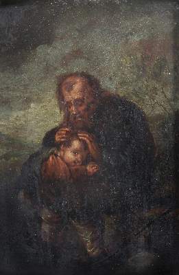 Bild Nr.1: 141-3056 Drei kleine Gemälde.: (Varia)