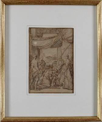 Bild Nr.3: 141-3057 Drei Zeichnungen: (Varia)