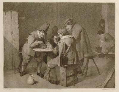 Bild Nr.4: 141-3138 Kartenspieler.: (Varia, Spiele)