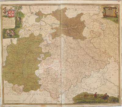Bild Nr.4: 141-3143 Vier Landkarten.: (Varia)
