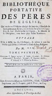 Bild Nr.1: 141-319 (Tricalet,P.J.).: (Alte Drucke, Handschriften und Theologie)