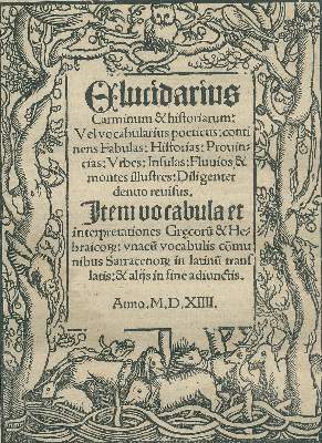 Bild Nr.2: 141-329 Vocabularius: (Alte Drucke, Handschriften und Theologie)
