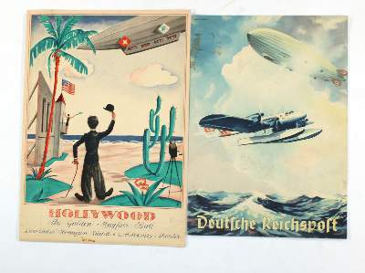 Bild Nr.4: 141-3401 Graphikkonvolut: (Künstlergraphik, Aeronautik, Zeppelin)