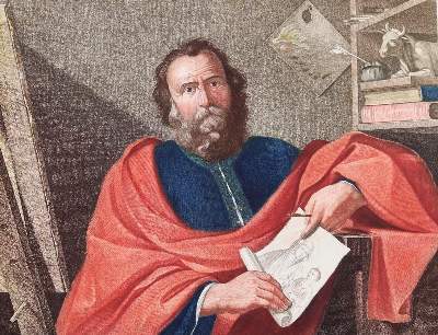Bild Nr.2: 141-3449 Barbieri, Giovanni Francesco (gen. Guercino,: (Künstlergraphik)