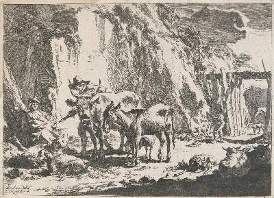 Bild Nr.1: 141-3476 Berghem, Nicolaes: (Künstlergraphik)