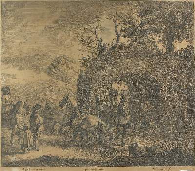 Bild Nr.5: 141-3708 Genreszenen.: (Künstlergraphik)