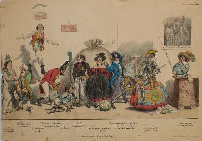 Bild Nr.1: 141-3735 Grandville, Jean Jacques (d.i. Jean Ignace Isidor Gerard): (Künstlergraphik)