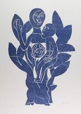 Bild Nr.1: 141-3747 Grieshaber, HAP: (Künstlergraphik)