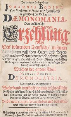 Bild Nr.1: 141-376 Bodin,J.: (Grenzwissenschaften und Okkultismus)