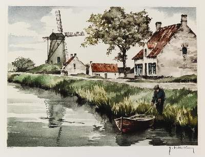 Bild Nr.14: 141-3782 Hebbelinck, Roger: (Künstlergraphik)