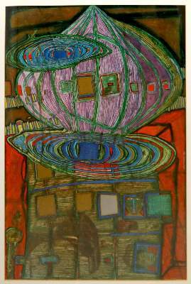 Bild Nr.1: 141-3825 Hundertwasser, Friedensreich: (Künstlergraphik)