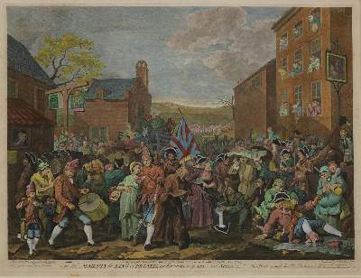 Bild Nr.1: 141-3892 Hogarth, William: (Künstlergraphik, Karikatur)