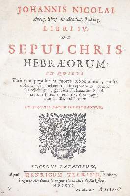 Bild Nr.4: 141-395 Nicolai,J.: (Judaica)