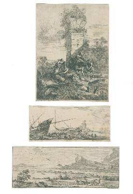 Bild Nr.2: 141-3975 Landschaften.: (Künstlergraphik)