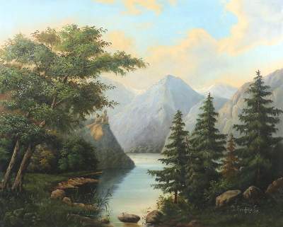 Bild Nr.2: 141-3976 Landschaften.: (Künstlergraphik)