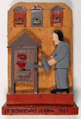 Bild Nr.3: 141-4118 Denkiewicz, Stanislaw: (Künstlergraphik, Naive Kunst)