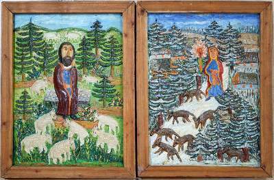 Bild Nr.14: 141-4183 Sammlung.: (Künstlergraphik, Naive Kunst)