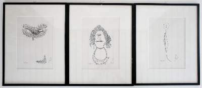 Bild Nr.2: 141-4183 Sammlung.: (Künstlergraphik, Naive Kunst)