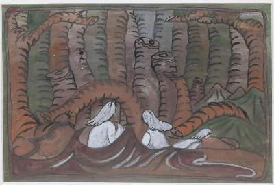 Bild Nr.2: 141-4206 Wladyslawa, Iwanska: (Künstlergraphik, Naive Kunst)