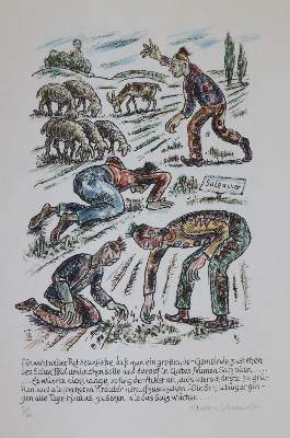 Bild Nr.4: 141-4409 Schildbürger, Die.: (Künstlergraphik)
