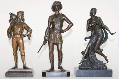 Bild Nr.1: 141-4447 Bronzeskulpturen.: (Künstlergraphik, Skulpturen - Plastiken)
