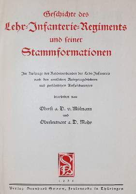 Bild Nr.1: 141-466 Mülmann,(W.)v. u. (W.)Mohs.: (Militaria, Regimentsgeschichte)