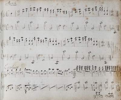 Bild Nr.2: 141-486 Noten-Buch: (Musik, Handschriften)
