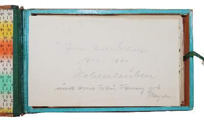 Bild Nr.2: 141-548 Stammbuch: (Stammbücher)