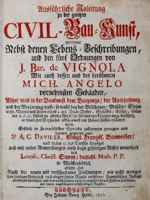 Bild Nr.1: 141-638 Aviler,A.C.de.: (Architektur)