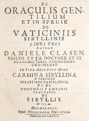 Bild Nr.1: 141-69 Clasen,D.: (Alte Drucke, Handschriften und Theologie)